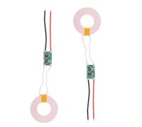 Rordigo Module d'alimentation sans 5 V 2 A, émetteur de charge sans et plaque de circuit récepteur, module pratique multifonctionnel