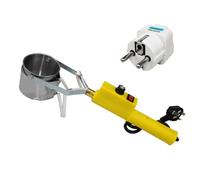 Rordigo Pot à souder en étain fondu, 500 W, four de réparation à la main, température réglable, outil à dessouder, prise européenne, , installation facile, facile à utiliser