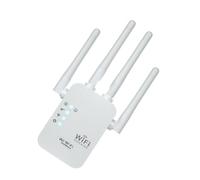 Rordigo Répéteur WiFi 300M Amplificateur de Routeur de Signal Maison Extension de Réseau à Quatre Antennes Amplificateur de Signal Mural Prise UE Installation Facile Facile à Utiliser