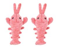 Rordigo Simulation homard jouet pour chien, chat, chargement USB avec herbe à chat, jouet en peluche pour chat, B