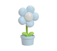 Rordigo Veilleuse en forme de fleur de dessin animé à piles, lampe de chevet pour chambre d'enfant, 1 pièce, bleu