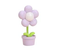 Rordigo Veilleuse réglable en forme de fleur de dessin animé pour chambre d'enfant Violet