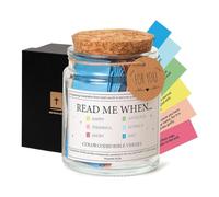 Rordigo Versets de la Bible dans Un Pot, Lis-Moi Quand Les Versets de la Bible sont en Pot pour Les Émotions et Les Sentiments, Pot de Prière en Verre avec Coloriage A