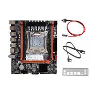 Rordigo X99H Carte mère de bureau + câble de commutation LGA2011-V3 B85 Puce DDR3X4 ECC Slot M.2 NVME PCI-E 3.0 X16 SATA3.0, facile à installer