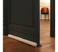 Rori Boudin de Porte Double 80 cm - Protection Contre la Traction et le Bruit - Joint de Bas de Porte Beige - Rond - Différentes
