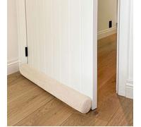 Rori boudin de porte magnétique pour portes, 90 cm - teddy beige - contre la traction et le bruit - boudin de porte rond