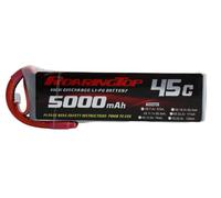 Roringtop 11.1V 5000mAh 3S 45C Batterie Lipo sans fiche (câble de Sortie) pour RC Car Boat Quadcopter Heli Aircraft Drone Racing Quadcopter RC Evader BX truggy Hobby traxxas Slash