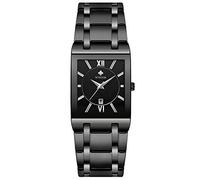 RORIOS Classique Montres Homme Multifunction Watches Quartz Analogique Montre avec Calendrie Acier Inoxydable Sangle Mode Montre Homme, Noir B, Bracelet