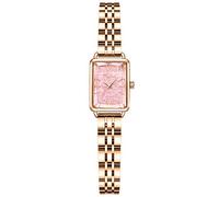 RORIOS Elégante Femme Montre Analogique Quartz Montre Mode Square Dial Acier Inoxydable Bracelet Women Watch Femelle Montre
