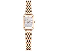 RORIOS Elégante Femme Montre Analogique Quartz Montre Mode Square Dial Acier Inoxydable Bracelet Women Watch Femelle Montre