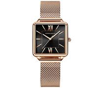 RORIOS Femme Montre Analogique Quartz Watches Acier Inoxydable Bracelet Étanche Minimaliste Montre Mode Montres pour Femmes Fille