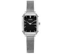 RORIOS Femme Montre Analogique Quartz Watches Square Dial Acier Inoxydable Montre Bracelet Élégant Femme Montre