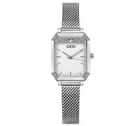 RORIOS Femme Montre Analogique Quartz Watches Square Dial Acier Inoxydable Montre Bracelet Élégant Femme Montre