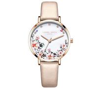 RORIOS Femme Montres Analogique Quartz Fleur Cadran Elégante Montres en Cuir Femm