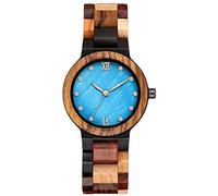 RORIOS Femmes Montre en Bois Analogique Quartz avec Bracelet en Bois Élégant Naturel Montres Mode Montre pour Dames Femmes