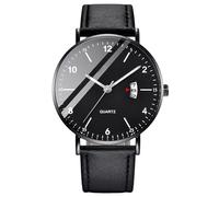 RORIOS Imperméable Analogique Quartz Montre pour Homme Casual Lumineux Montre De Poignet Simple Design Montre Date Calendrier Bracelet en Cuir Montre