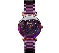 RORIOS Mode Femme Montres Bracelet Ciel étoilé Quartz Analogique Acier Inoxydable Band Diamant Simulé Dial Étanche