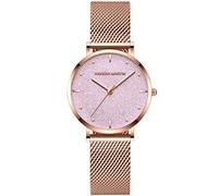 RORIOS Mode Femme Montres étoilée Dial Bracelet Acier Inoxydable Ladies Watch