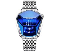 RORIOS Mode Montre Homme Quartz Analogique Montre en Acier Inoxydable créatif Montres Bracelet pour Homme Sportif Montre Homme