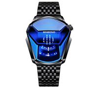 RORIOS Mode Montre Homme Quartz Analogique Montre en Acier Inoxydable créatif Montres Bracelet pour Homme Sportif Montre Homme