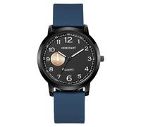 RORIOS Montre à Quartz Homme Montres de Sport Casual avec Bracelet en Silicone Mode Multicolore pour Un Port Éveryday Watch Bleu