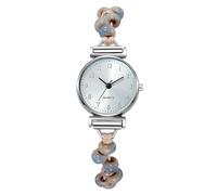 RORIOS Montre Bracelet Analogique Femme Léger Band Élastique avec Strass Mode Montres Quotidienne pour Femmes Bleu