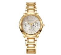 RORIOS Montre de Mode Élégante au Mouvement Quartz pour Femme avec Bracelet en Métal Montres Robe Stylée pour Le Quotidien & Les Soirées Or Blanc