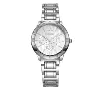 RORIOS Montre de Mode Élégante au Mouvement Quartz pour Femme avec Bracelet en Métal Montres Robe Stylée pour Le Quotidien & Les Soirées Argent Blanc
