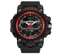 RORIOS Montre de Sport pour Homme Montres Militaire Numériques Grand Cadran Imperméable Montres avec Alarme