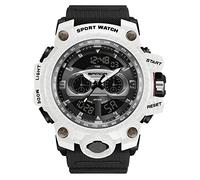 RORIOS Montre de Sport pour Homme Montres Militaire Numériques Grand Cadran Imperméable Montres avec Alarme