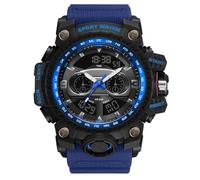 RORIOS Montre de Sport pour Homme Montres Militaire Numériques Grand Cadran Imperméable Montres avec Alarme