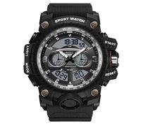 RORIOS Montre de Sport pour Homme Montres Militaire Numériques Grand Cadran Imperméable Montres avec Alarme