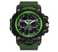 RORIOS Montre de Sport pour Homme Montres Militaire Numériques Grand Cadran Imperméable Montres avec Alarme