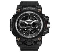 RORIOS Montre de Sport pour Homme Montres Militaire Numériques Grand Cadran Imperméable Montres avec Alarme