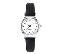 RORIOS Montre Facile à Lire Quartz Analogique Numérique Montre avec Bracelet en Cuir Simple Classic étanche Watches pour Femme Noir