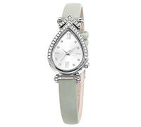 RORIOS Montre Femme avec Cadran en Forme de Goutte et Décoration Strass Plusieurs Couleurs Styles Cadran Elegante Montres pour Dames Vert