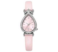 RORIOS Montre Femme avec Cadran en Forme de Goutte et Décoration Strass Plusieurs Couleurs Styles Cadran Elegante Montres pour Dames Rose