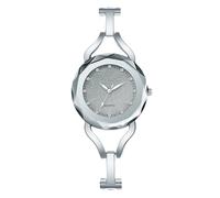 RORIOS Montre Femme Quartz Argent Montres Minimaliste à la Mode avec Bracelet Résistant Élégant Chronomètre Argent