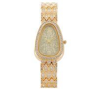 RORIOS Montre Femme Strass Etanche Quartz Bracelet Montres Mode pour Quotidien & Fête Doré