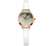 RORIOS Montre Femmes Étanche Analogique Quartz Montre avec Bracelet en Cuir Simple Élégant Montres Bracelet Mode Montre Femme