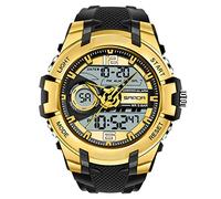 RORIOS Montre Homme Digital Quartz Montre Imperméable Militaire Montre de Sports Multifonction Montres avec Alarme Chronographe Casual Montre pour Homme