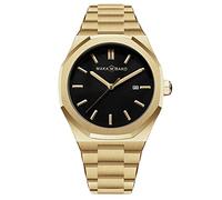 RORIOS Montre Homme Étanche Analogique Quartz Montres avec Acier Inoxydable Calendrier Sport Montre Affaires Montres pour Homme