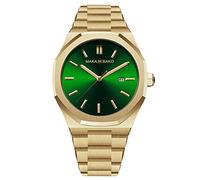 RORIOS Montre Homme Étanche Analogique Quartz Montres avec Acier Inoxydable Calendrier Sport Montre Affaires Montres pour Homme