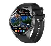 RORIOS Montre Intelligente pour Hommes Femmes Montre Bracelets Surveillance de L’état Montre de Poignet Fitness Sport IP68 Étanche Smartwatch Noir B