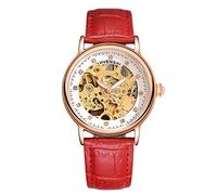 RORIOS Montre Mécanique Automatique Femme Lumineuses Montre Diamant Simulé Squelette Dames Montres