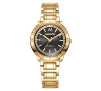 RORIOS Montre Métal pour Femme Montres à Quartz Analogique Mode avec Plusieurs Cadrans Colorés Watch Robe Casual Élégante pour Une Utilisation Quotidienne Noir