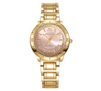 RORIOS Montre Métal pour Femme Montres à Quartz Analogique Mode avec Plusieurs Cadrans Colorés Watch Robe Casual Élégante pour Une Utilisation Quotidienne Rose