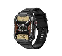 RORIOS Montre Mode Hommes Montres de Mode Carrée Noir