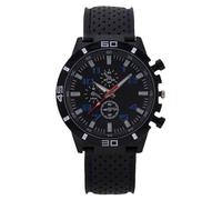 RORIOS Montre Sport Homme Élégante Montres Analogique avec Bracelet Perforé Respirant Watch Décontractée Multicolore Bleu