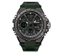 RORIOS montre Sport Numérique Homme Imperméable Militaire Grande Aiguille Alarme